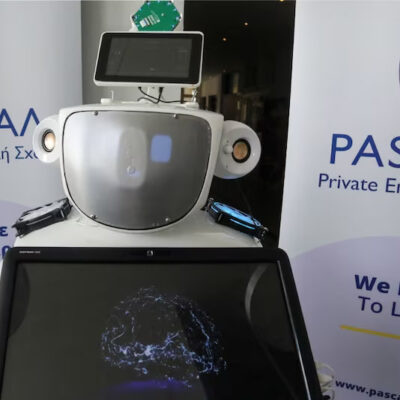 AInstein Robot With ChatGPT Brings AI Technology to Cyprus Classrooms